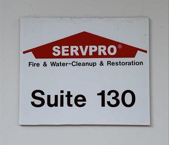 servpro suite address on sign